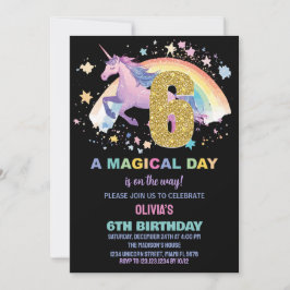 6.ª invitación a unicornio