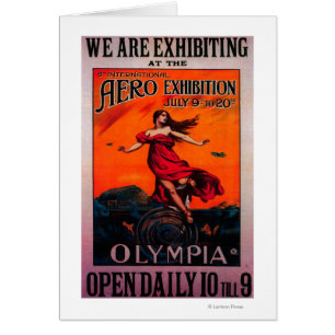 6.º Afiche de la Expo Internacional Aero