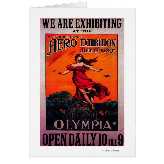 6.º Afiche de la Expo Internacional Aero (Frente)
