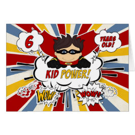 6.º cumpleaños del libro de historietas rojas Supe