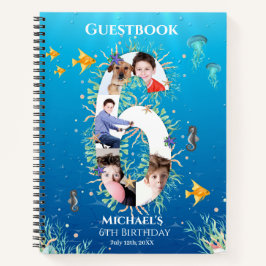 6.º Libro De Invitados De Birthday Under the Sea P
