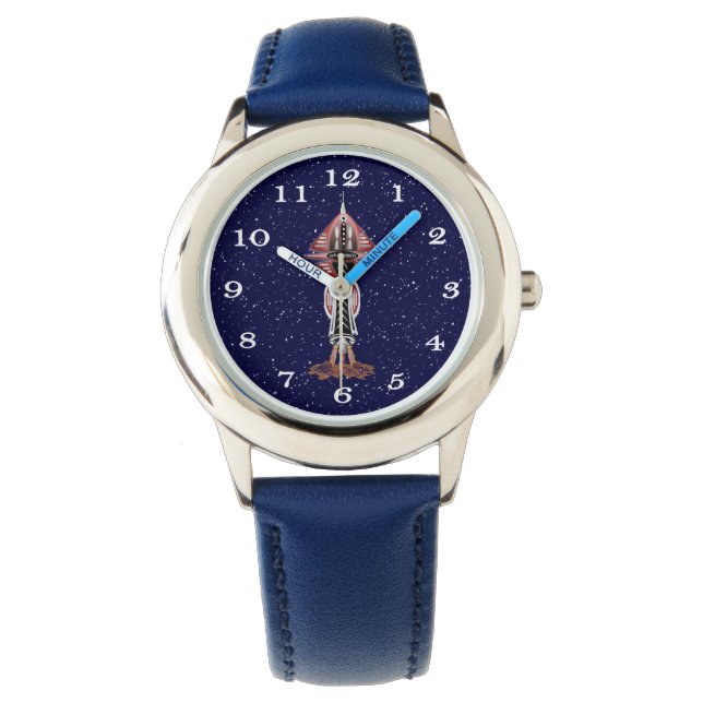 6.º Reloj de muñecas de cohetes de dimensión (Anverso)