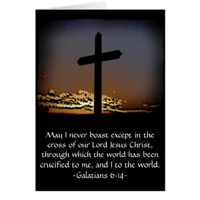 6:14 de Galatians (Frente)