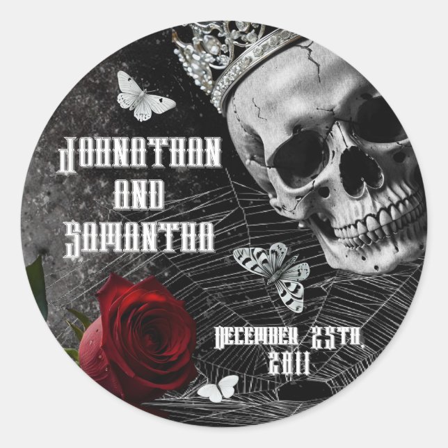 6 - 3" Pegatinas de Favor atormentando a Adeline Z (Anverso)