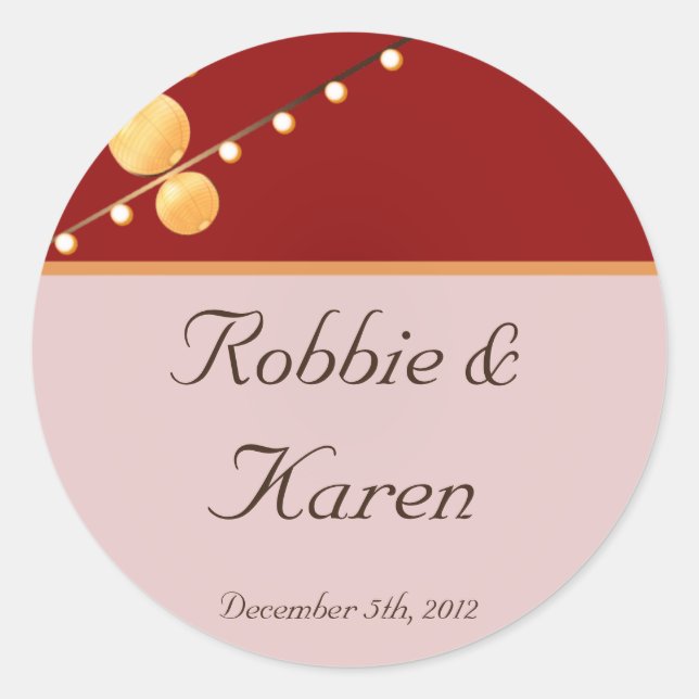 6 - 3" Pegatinas favoritos linternas modernas de p (Anverso)