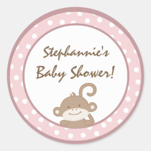 6 - 3" Pegatinas favoritos mono de la jungla Safar