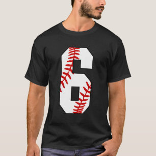 6 Béisbol Mamá 6º Jugador Jersey Número 6 Años