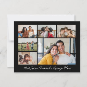 6 Collage de fotos Añadir su propia tarjeta plana