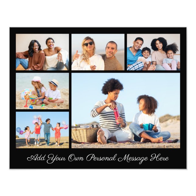 6 Collage de fotos Añadir Una Buena Ampliación De  (Frente)