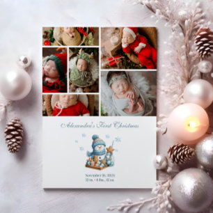 6 Fotos Anuncio de Nacimiento Primera Navidad