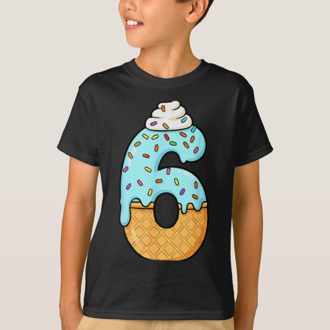 #6 Jersey Uniform Drip Teen Slang, Funny Ice Cream (Anverso)