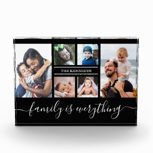 6 Nombre de familia de oferta de Collage de fotos 