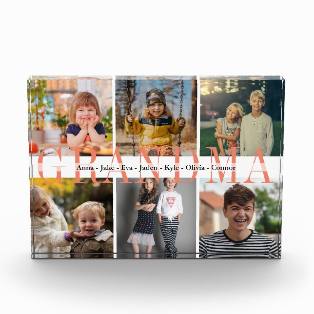 6 Nombres personalizados Regalo de fotos para niet (Anverso)