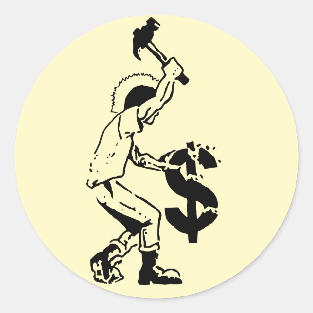 6 Pegatinas Anarcho-punk (Anverso)