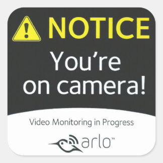 6 Pegatinas originales de Arlo 3x3