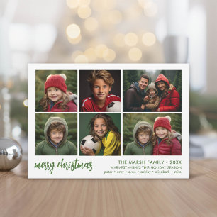 6 Script de Navidad Feliz - Borde Blanco