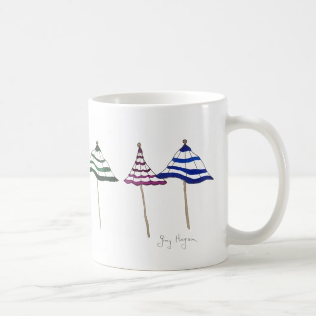 6 tazas y Drinkware de los paraguas (Derecha)