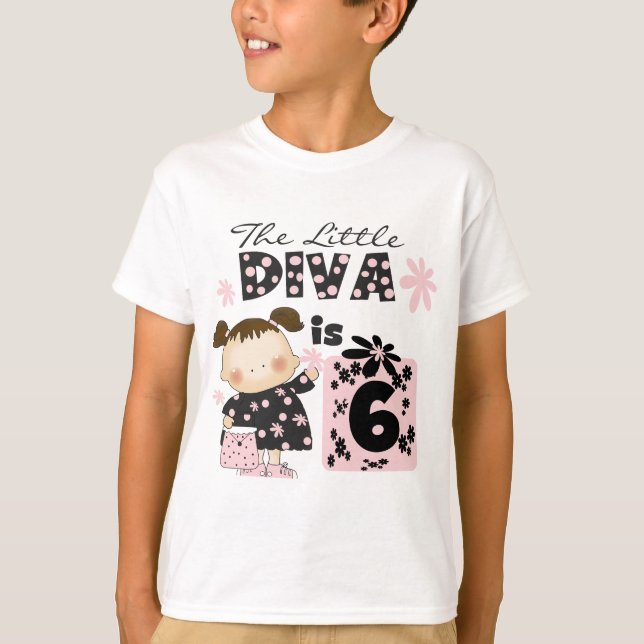 6tas camisetas y regalos del cumpleaños de la (Anverso)