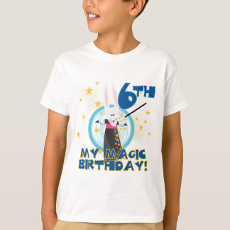 6tas camisetas y regalos del cumpleaños de la