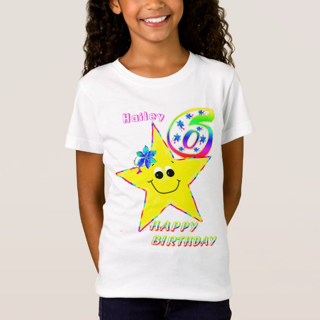 6to El cumpleaños protagoniza la camisa (Anverso)