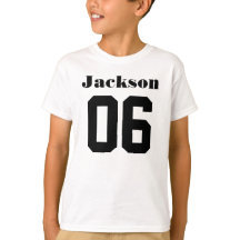 6to Nombre de encargo de la camisa el | del