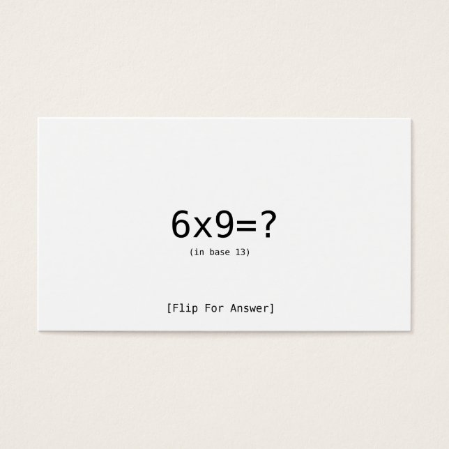 6x9=? (Frente)
