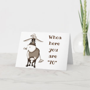 **70º CUMPLEAÑOS** ¡NO SEA UNO DE ESTOS! Tarjeta