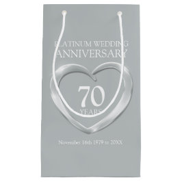 70.ª bolsa de regalo para el aniversario del boda 