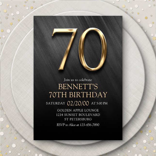 70.ª invitación de cumpleaños (Subido por el creador)
