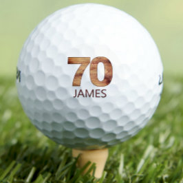 70.º cumpleaños bolas de golf 70 años regalo de ma
