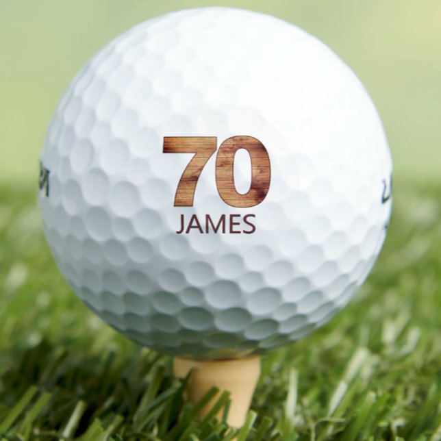 70.º cumpleaños bolas de golf 70 años regalo de ma (Subido por el creador)