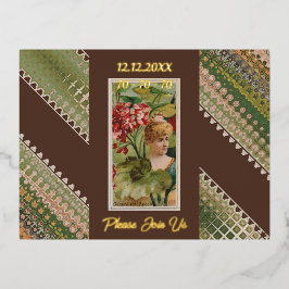 70.º cumpleaños Personalizado Invitación Bellezas 