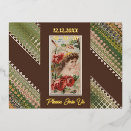 70.º cumpleaños Personalizado Invitación Bellezas 