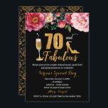 70 años y fabulosa invitación a las mujeres<br><div class="desc">(1) Para mayor personalización,  haga clic en el enlace "personalizar adicional" y utilice nuestra herramienta de diseño para modificar esta plantilla. 
(2) Si prefiere papeles más gruesos / Acabado mate,  puede considerar elegir el Tipo de papel mate. (3) Si necesita ayuda,  póngase en contacto conmigo.</div>