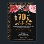 70 años y fabulosa invitación a las mujeres<br><div class="desc">(1) Para mayor personalización,  haga clic en el enlace "personalizar adicional" y utilice nuestra herramienta de diseño para modificar esta plantilla. 
(2) Si prefiere papeles más gruesos / Acabado mate,  puede considerar elegir el Tipo de papel mate. (3) Si necesita ayuda,  póngase en contacto conmigo.</div>