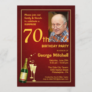 70.as invitaciones personalizadas de la foto de la