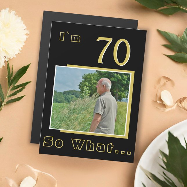 70 Así que qué curioso cita la foto del 70 cumplea (Subido por el creador)