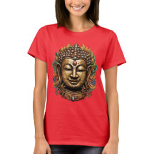 70 Buddha Manjusri - Camiseta Máscara Budista