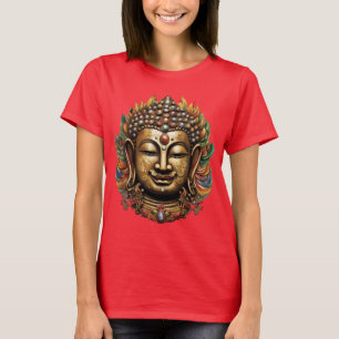 70 Buddha Manjusri - Camiseta Máscara Budista