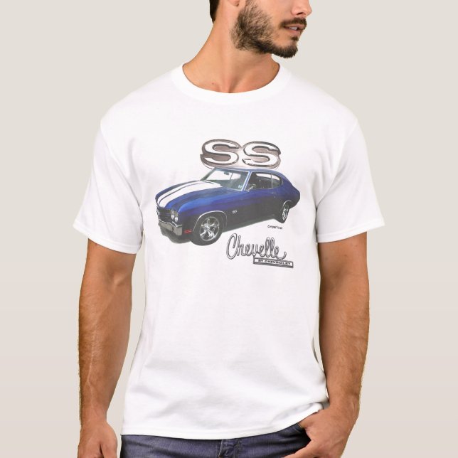 '70 camiseta del coche del músculo de CHEVELLE SS (Anverso)