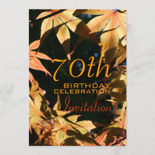 70° Día de Celebración Invitación al Personalizado