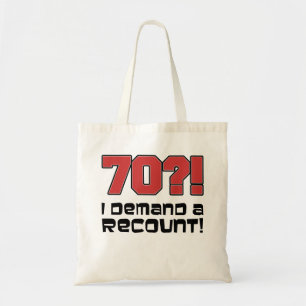 ¡70?! Exijo una bolsa de asas divertida del