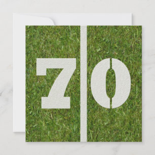 70.o Invitación del cumpleaños