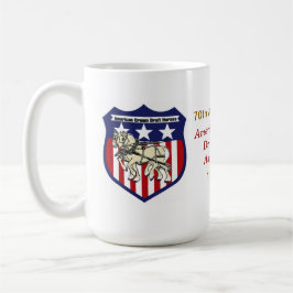 70.o Taza de cerámica del aniversario