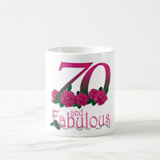 70.os taza color de rosa rosada de la flor del