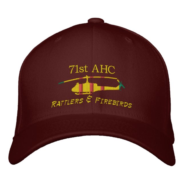 71.ᵉʳAHC Vietnam Gorra bordado (Anverso)