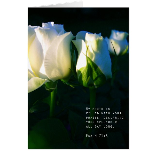 71:8 del salmo (Frente)