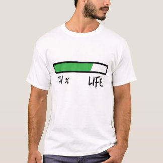 71% de vida Divertida camiseta de entre 50 y 71 añ