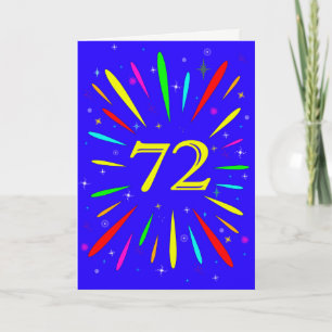 72.ª tarjeta de explosión de cumpleaños