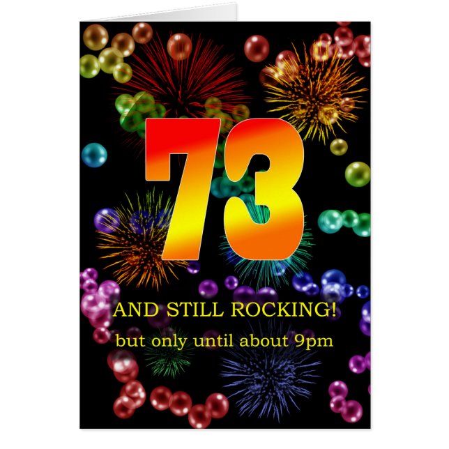 73.º Cumpleaños Aún Sacudiendo (Frente)